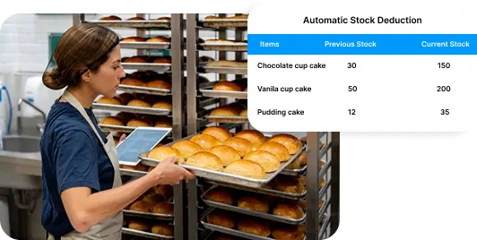 inventory management for bakery pos with recipe tracking