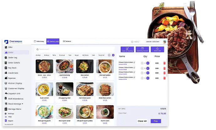 cloud pos software riyadh with menu management