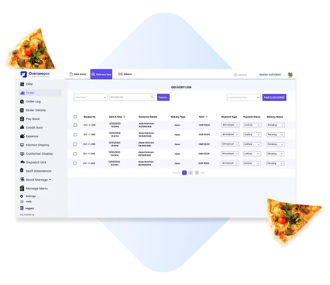 online ordering pos riyadh with delivery management