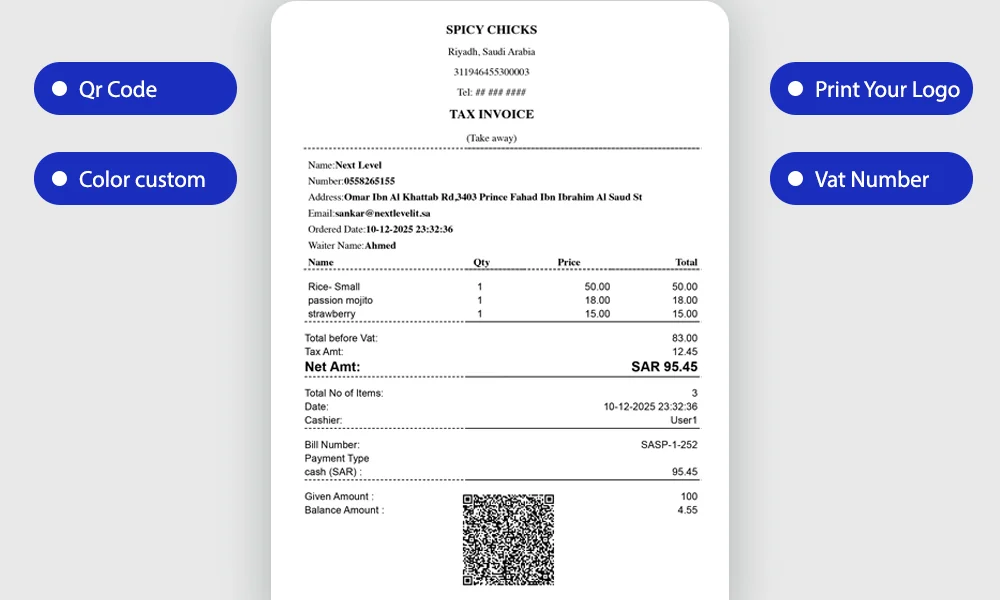 zatca compliant billing software for restaurants